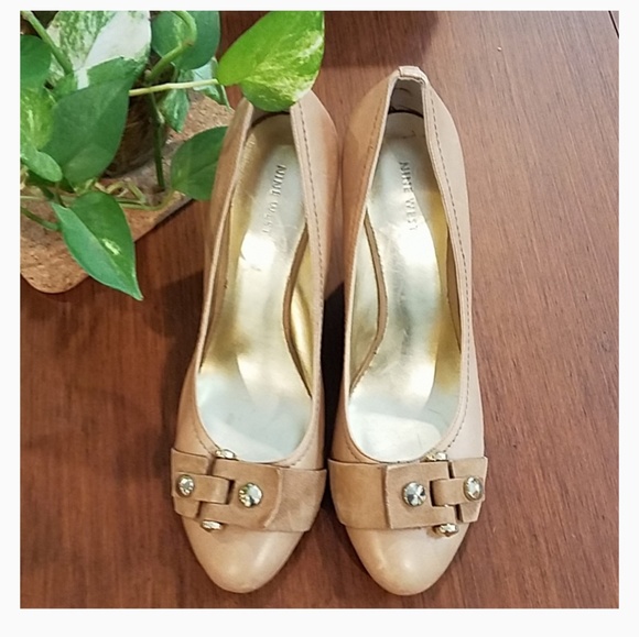 Nine West Shoes - Nine West Tan Leather Wedges, Size 12M